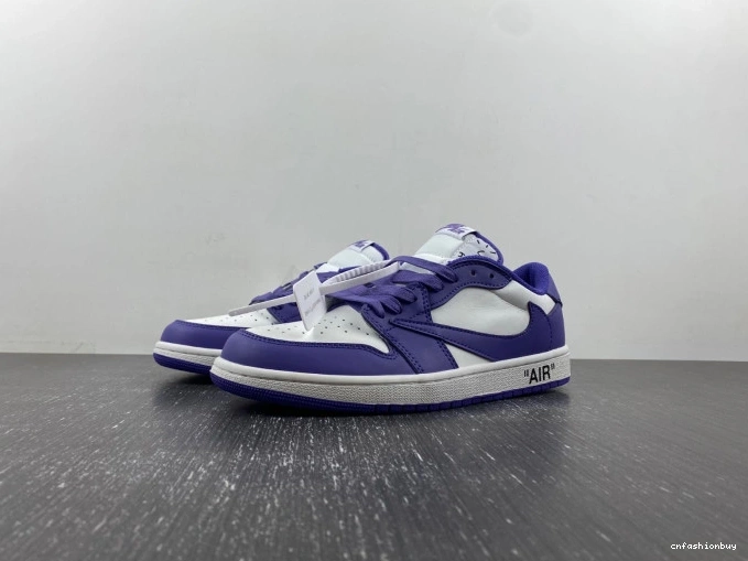 X CUSTOM AIR JORDAN DM7890-386 TRAVIS X OFF-WHITE 1 SCOTT 1211